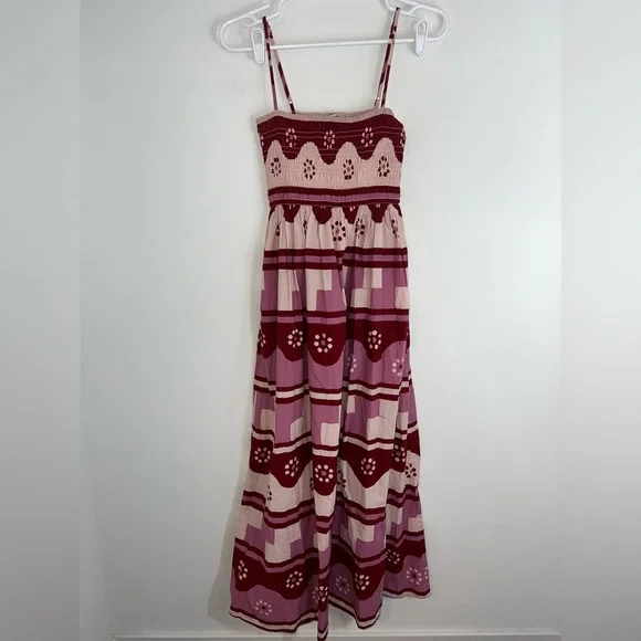 MADEWELL Theo Sleeveless Midi Dress xxs - Picture 3 of 14